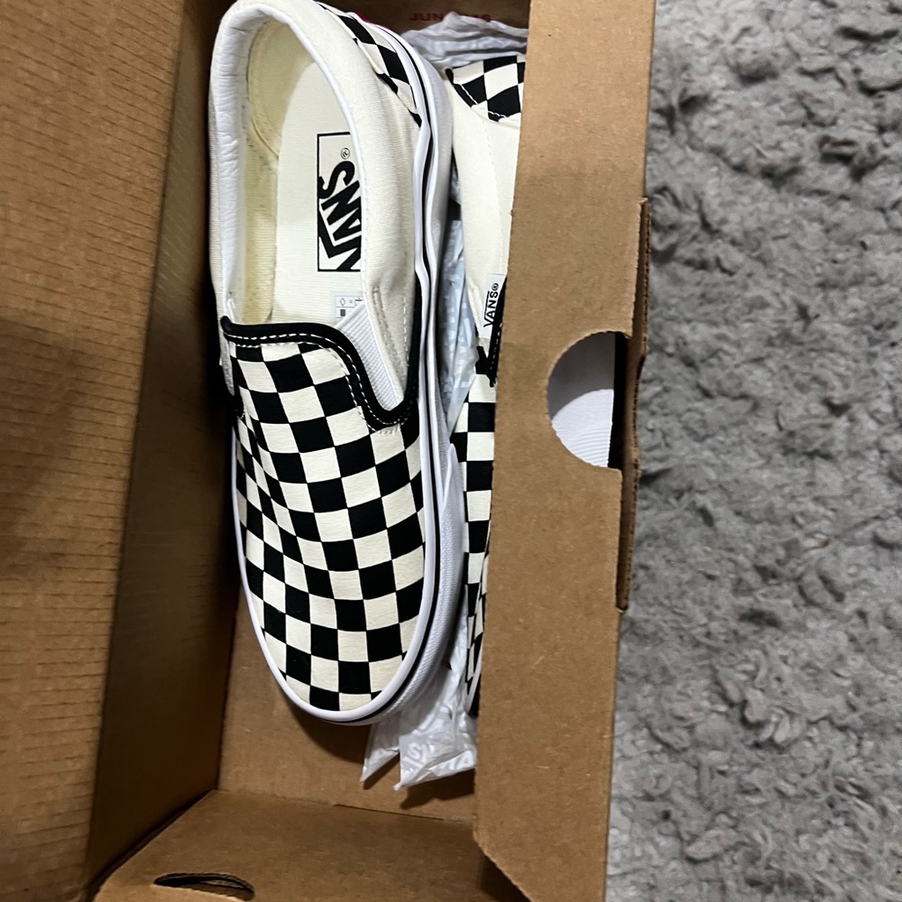 Vans Checkerboard Slip-On Sneakers